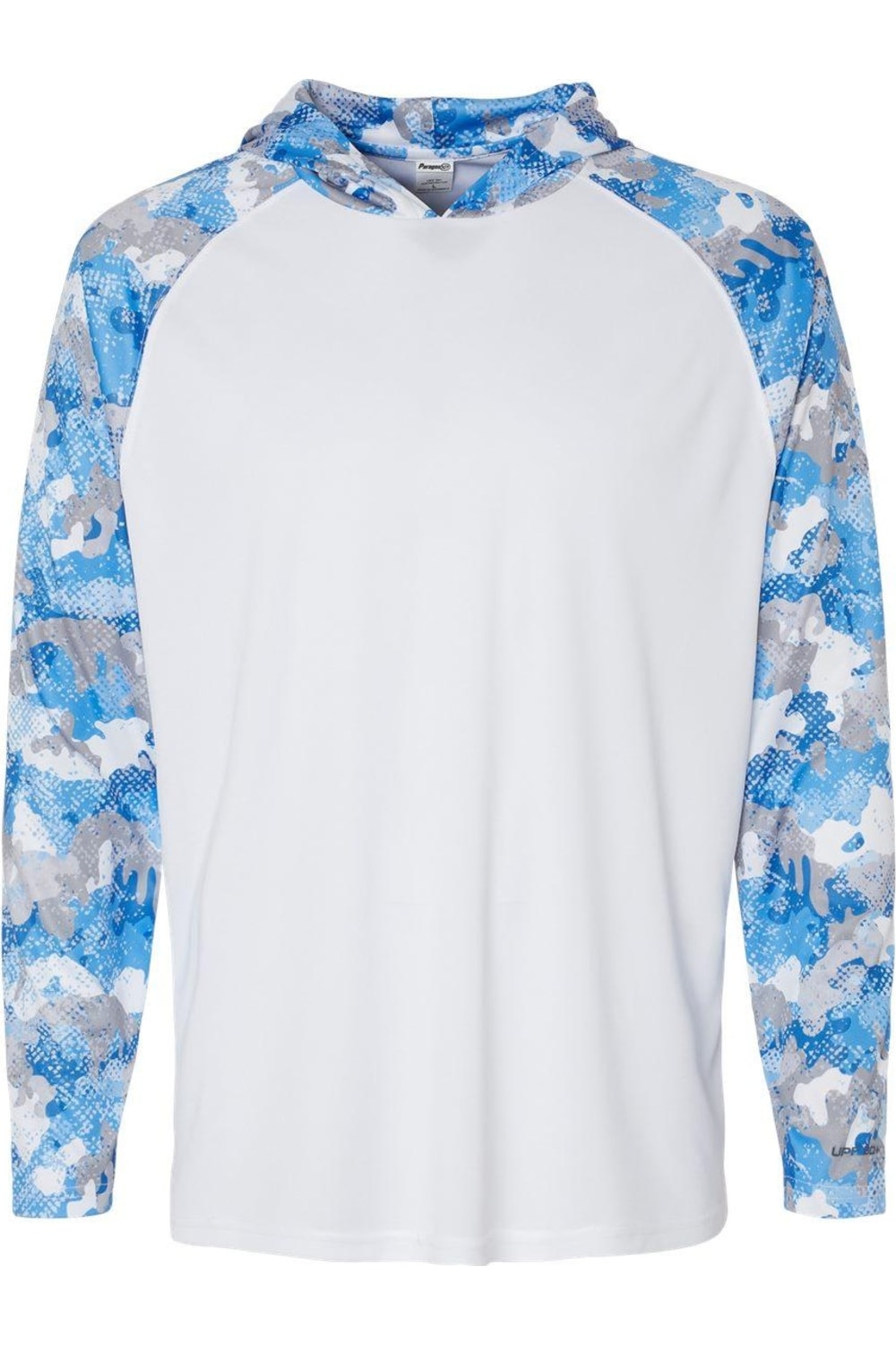 

Футболка с капюшоном Paragon Tortuga Extreme Performance, цвет white/ blue mist camo