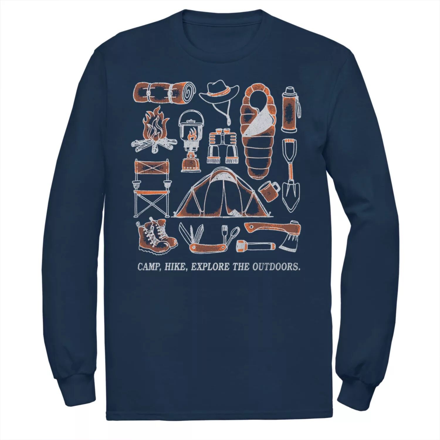 

Мужская футболка Fifth Sun Camping Exploration Gear Licensed Character