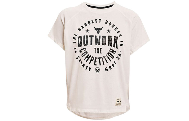 

Футболка Project женская Onyx White/Orange Oxide Under Armour