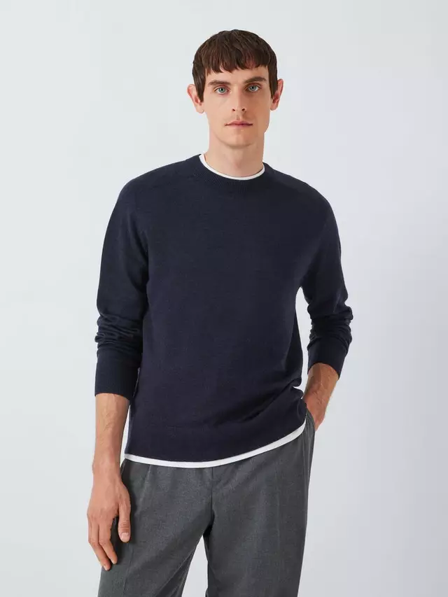 

Джемпер Kin Merino Wool Crew Neck, цвет dark sapphire