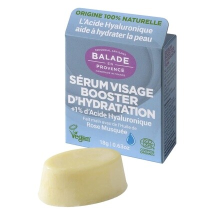 

Увлажняющая сыворотка ручной работы 18 г, сертифицированная Cosmos Organic Bio & Vegan Balade En Provence