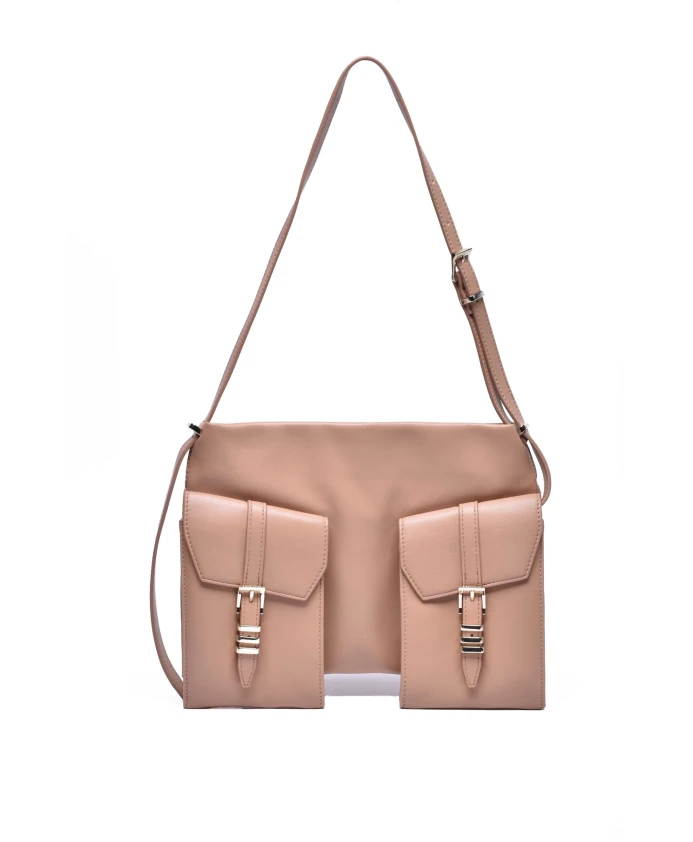 

Стильная сумка через плечо на молнии Patrizia Pepe, бежевый