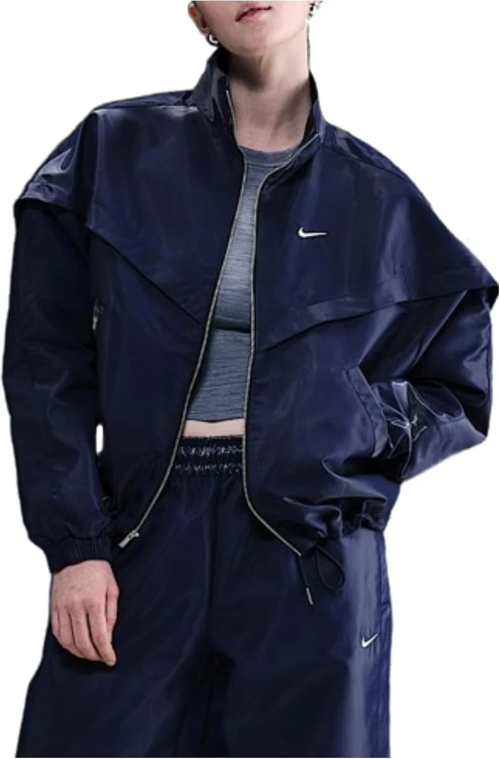 Куртка женская Nike Windrunner, цвет Midnight Navy/Sail
