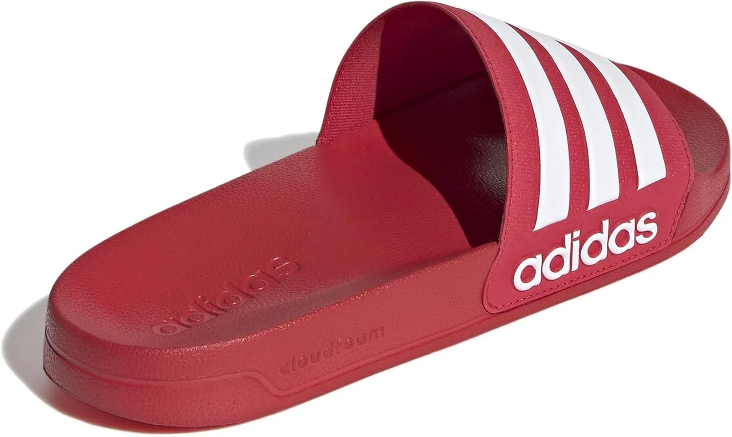 Мужские тапочки Adilette для душа Adidas, белый — фото 4