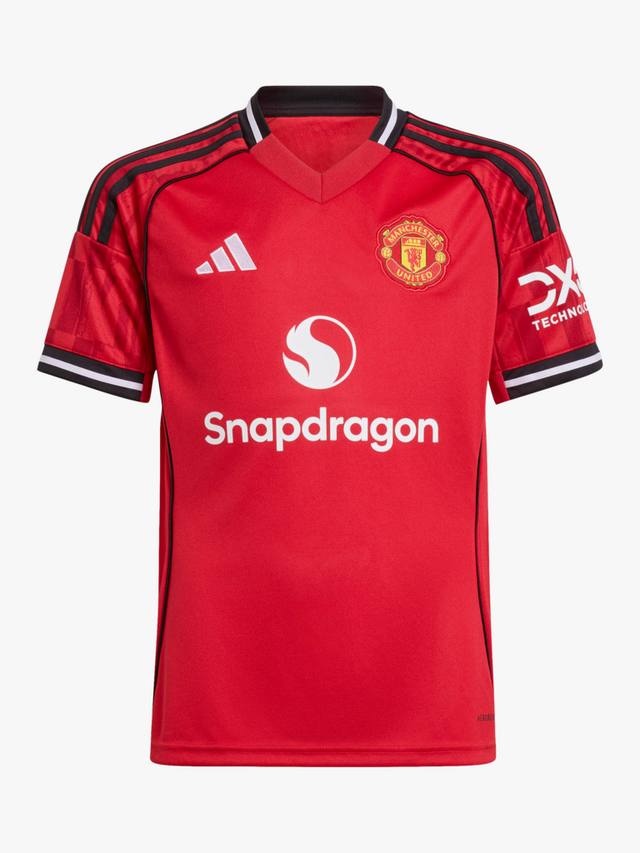 Детская домашняя футболка Manchester United adidas, Red — фото 4