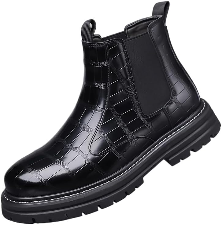 

Стильные мужские ботинки, легкая кожаная обувь - черные и коричневые Sfwarmart