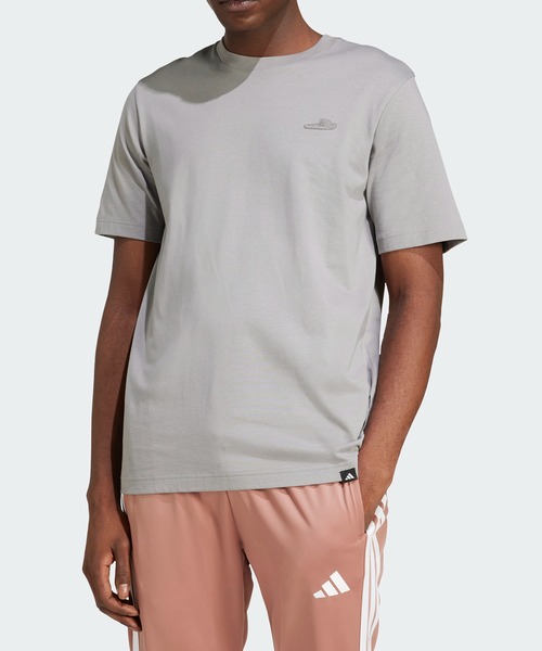 

Футболка с коротким рукавом, графический принт Adidas, серый