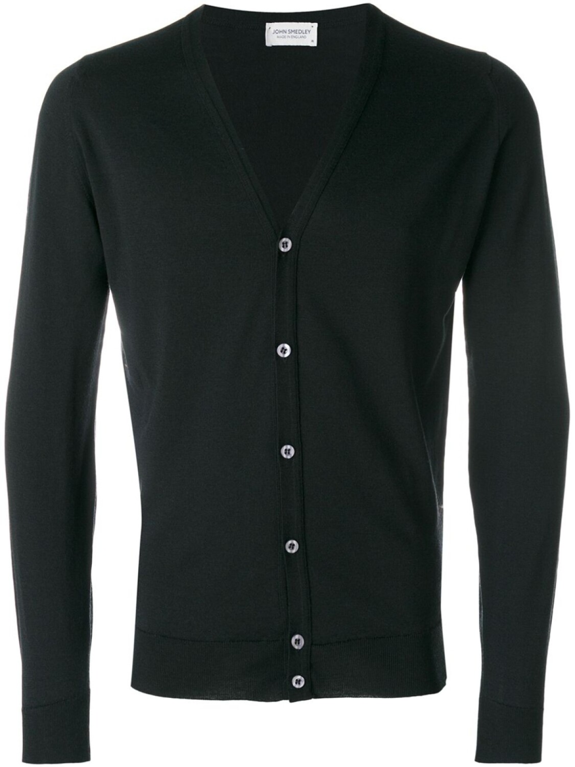 

John Smedley кардиган с V-образным вырезом, черный