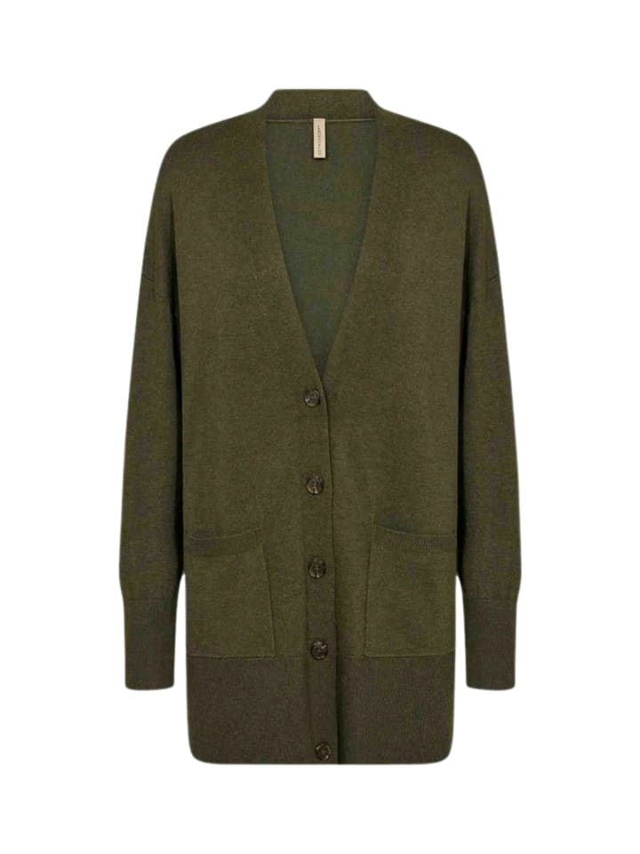 

Soyaconcept Кардиган SC-DOLLIE 739, цвет 97750 оливково-меланжевый