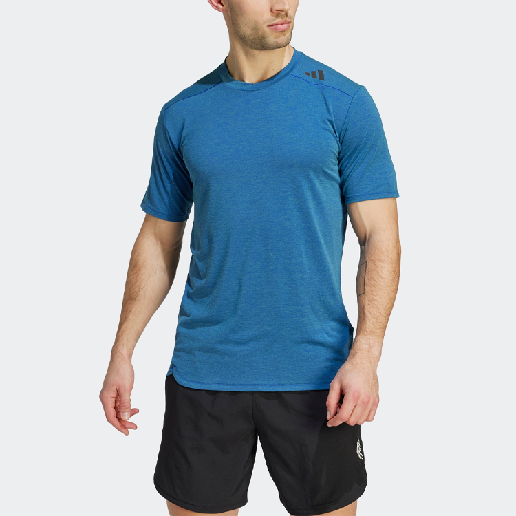 Футболка для тренировок Aeroready Hiit Color Shift Adidas, Ярко-синий — фото 3