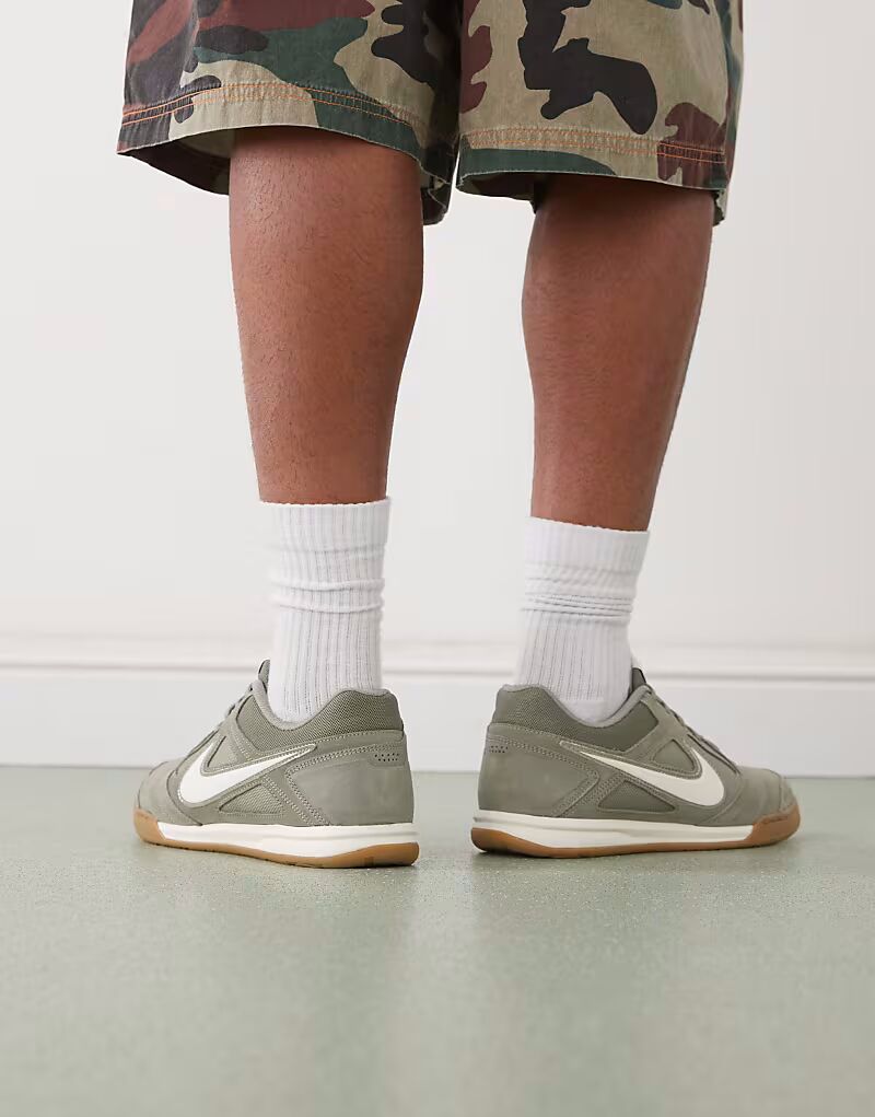Кроссовки Nike Gato цвета хаки — фото 4
