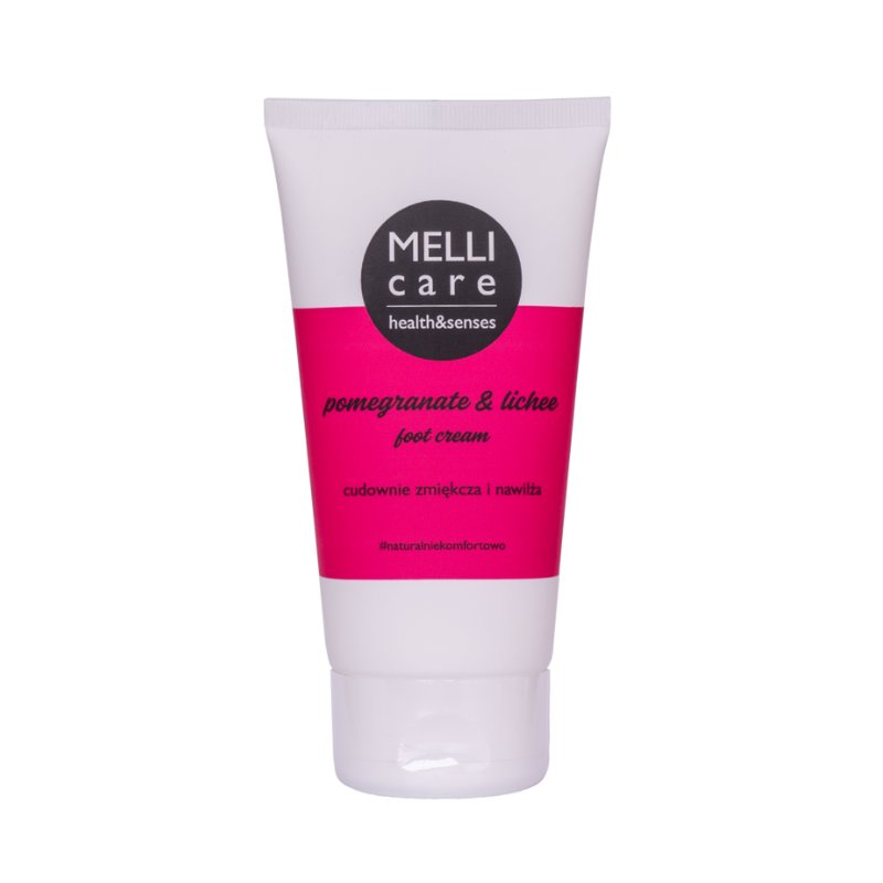 

Mellicare, Pomegranate & Lichee Foot Cream, смягчающий и увлажняющий крем для ног, 150 мл