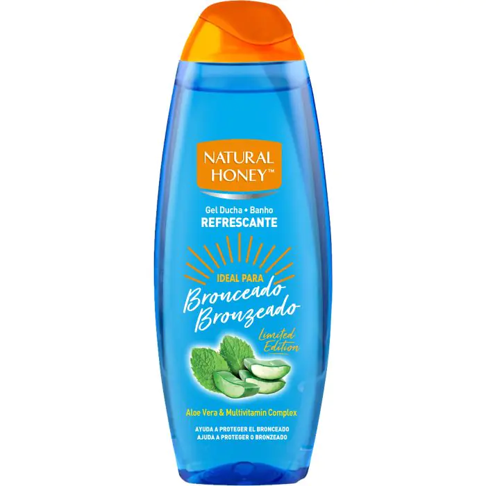 

Гель для душа gel self tan mint aloe Natural Honey, объем 500 мл