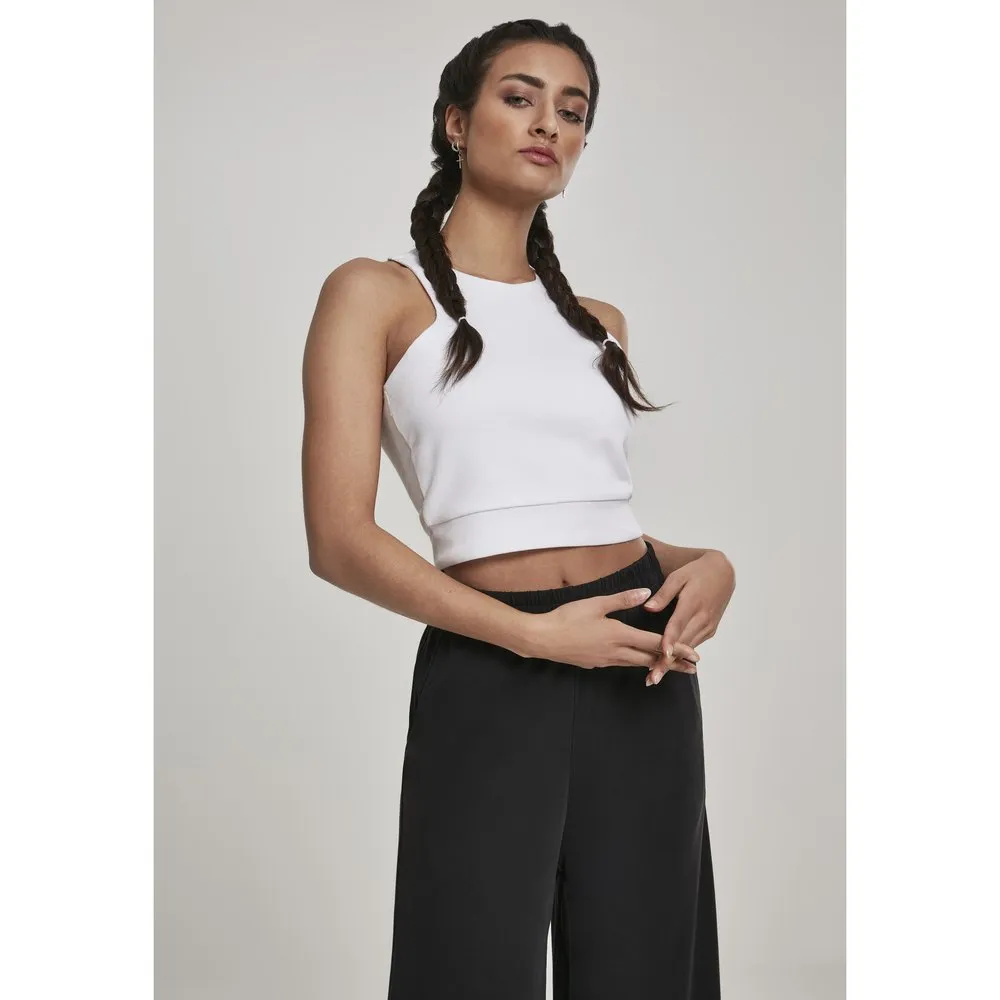 

Футболка без рукавов Urban Classics Quared Crop, белый