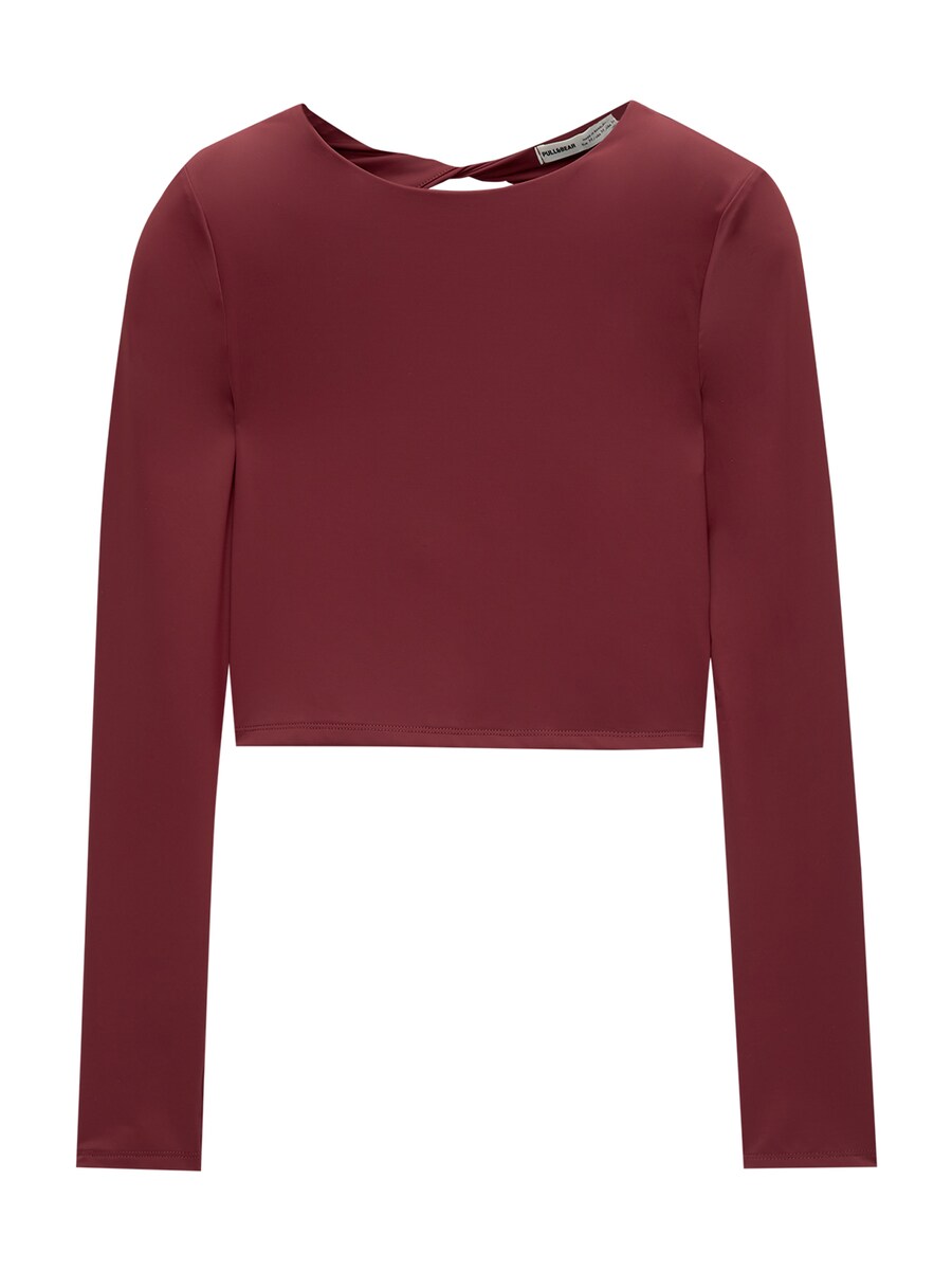 

Лонгслив Pull&Bear Pull&Bear , Carmine red