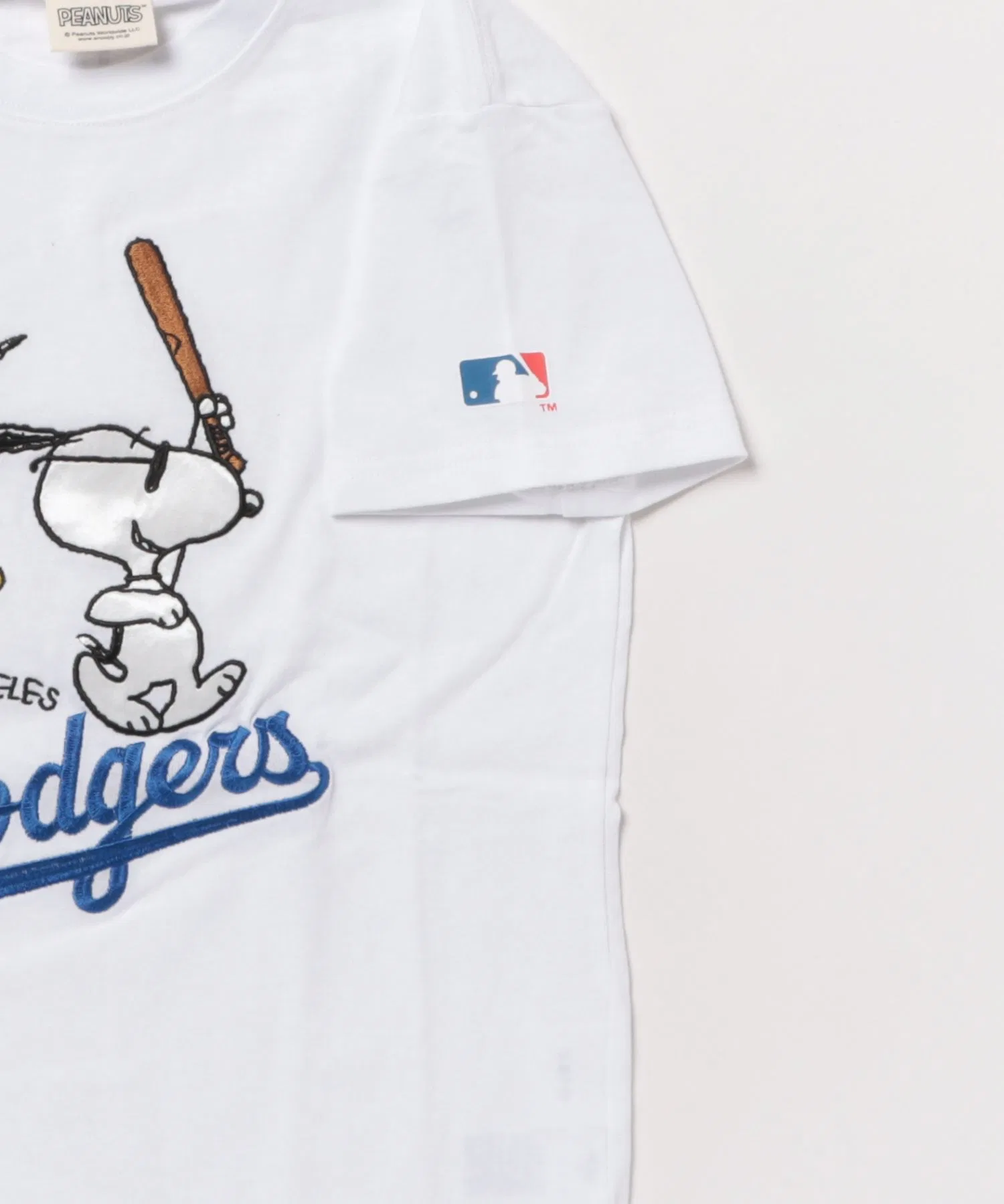 Детская футболка MLB x PEANUTS с вышивкой — фото 3