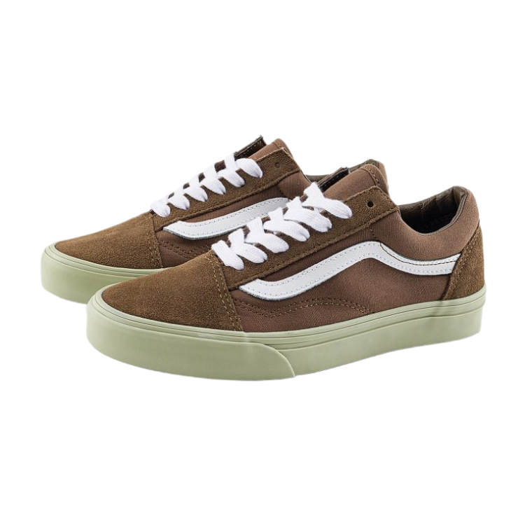 Кроссовки Old Skool Low top Skateboard Shoes Unisex Vans, коричневый — фото 3