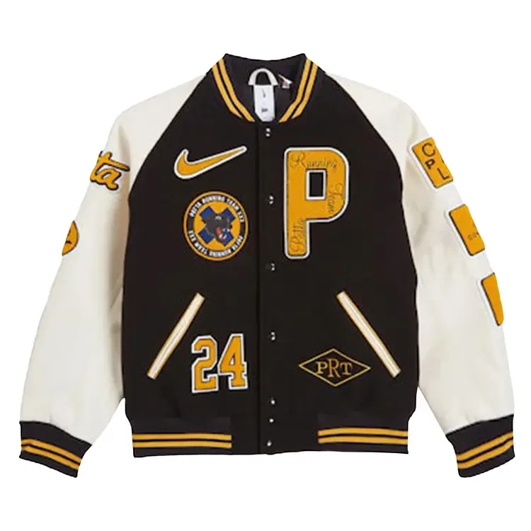 Куртка Nike x Patta Running Team Varsity Jacket, черный