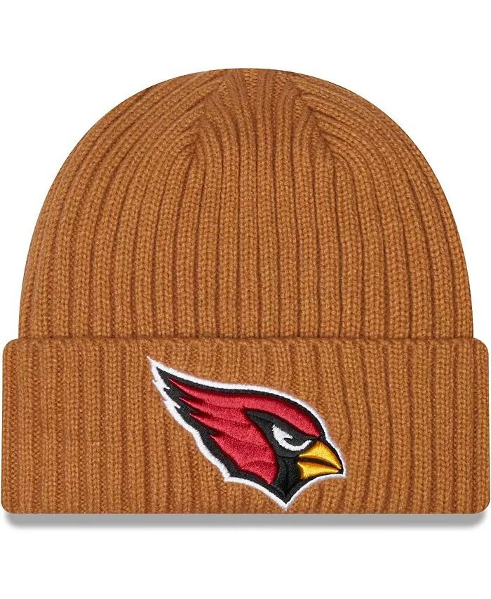 

Мужская коричневая классическая вязаная шапка с манжетами Arizona Cardinals Core New Era, коричневый