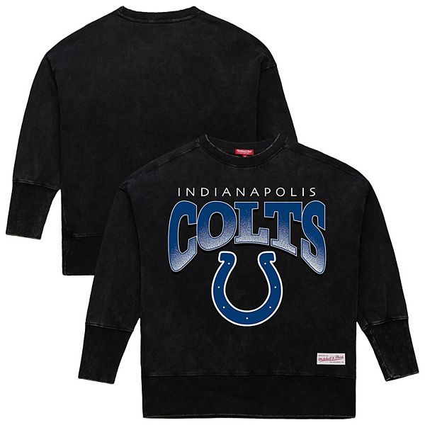 

Женский черный свитшот с принтом indianapolis colts Mitchell & Ness