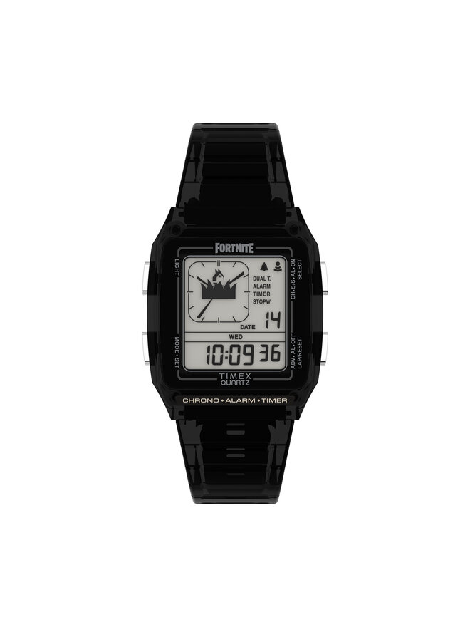 

Часы Q Timex Lca X Fortnite 35mm TW2W96500 Timex, черный