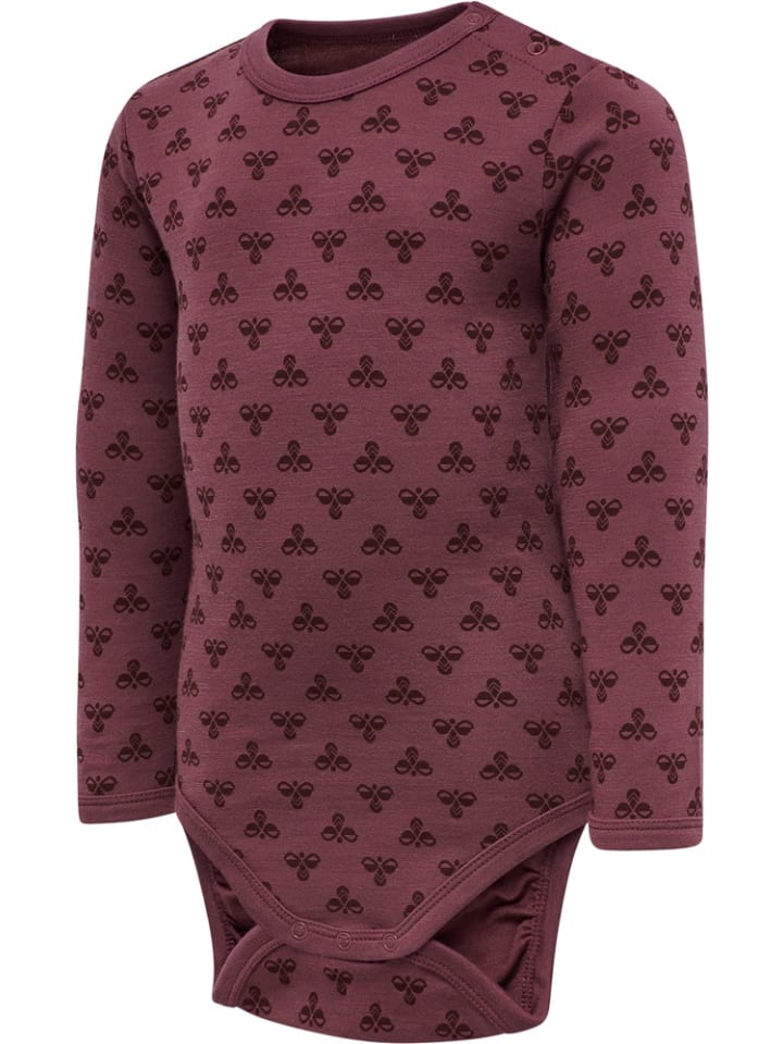 

Hummel Детский боди с длинными рукавами "Hmlbambo Body L/S" розового цвета