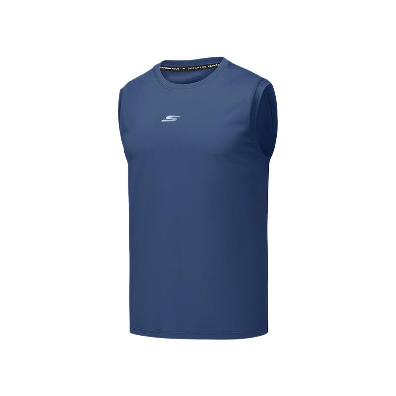 

Skechers Футболка Basic Sports Collection мужская Deep Sea Blue 0079