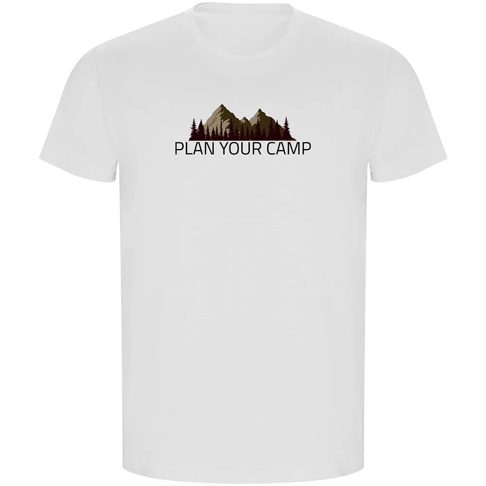

Футболка с коротким рукавом Kruskis Plan Your Camp ECO, белый