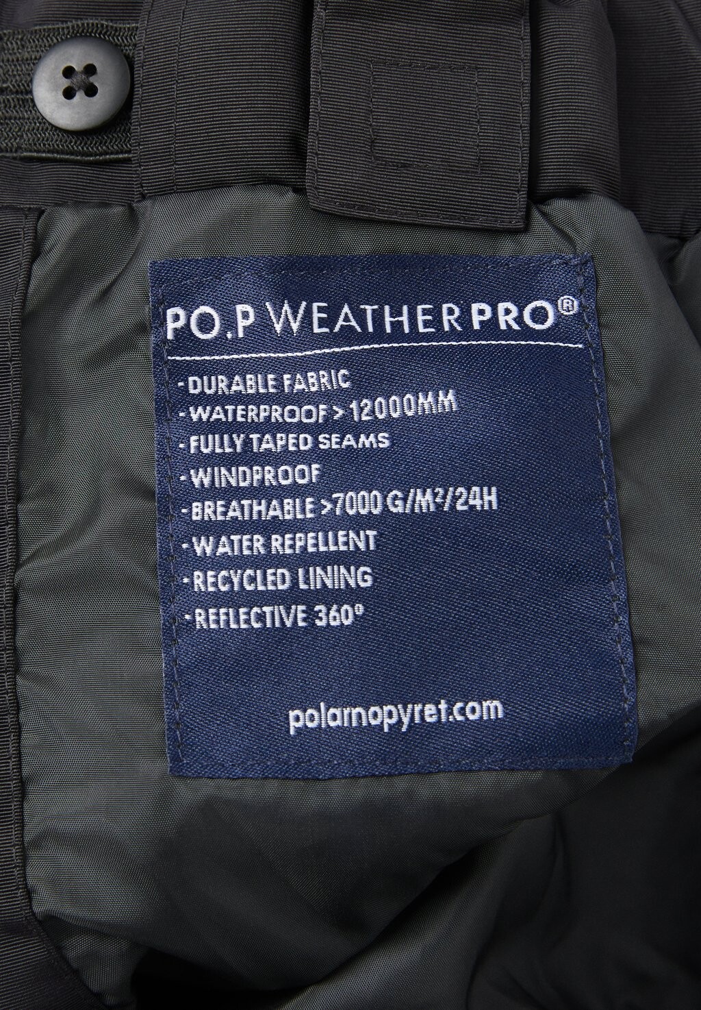 

Комбинезон WEATHERPRO STORMY WATERPROOF Polarn O. Pyret, черный