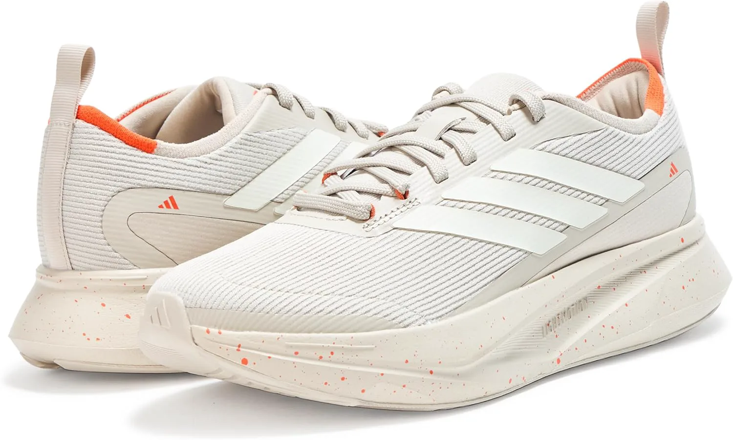 Мужские кроссовки для бега Adidas Duramo SL 2, белый/оранжевый — фото 3