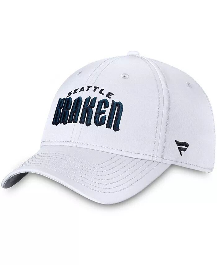 

Мужская белая шляпа Seattle Kraken Wordmark Flex Fanatics