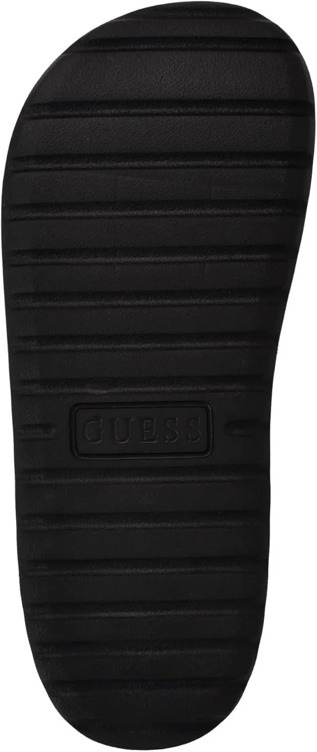 Шлепанцы GUESS mens Magaria, черный — фото 4