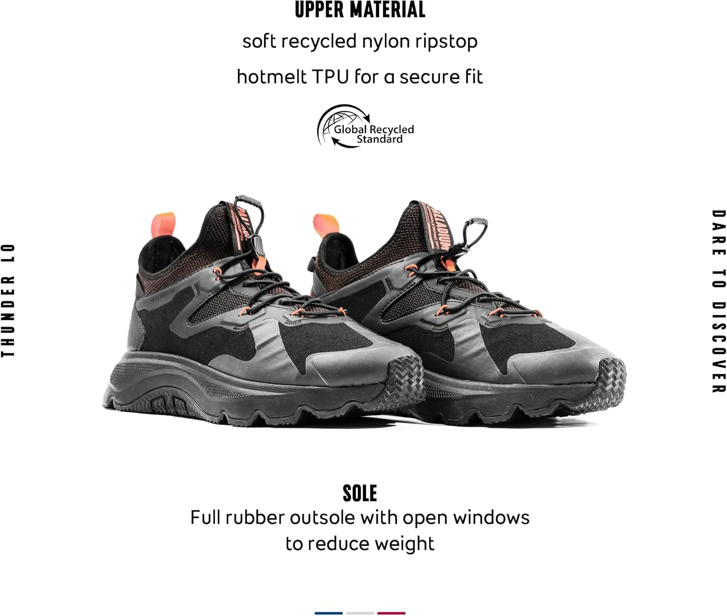 Мужские кроссовки Palladium Thunder Lo Urban, черный — фото 3