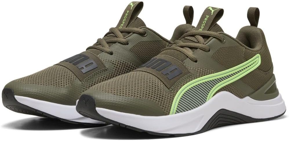 

Кроссовки PUMA Prospect для мужчин и женщин, черный/зеленый/зеленый