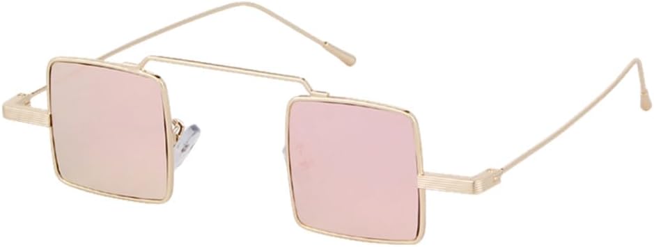 

MUTYNE Маленькие квадратные солнцезащитные очки для мужчин, модные, тонкие, с металлической оправой, в стиле ретро, ​​стимпанк, солнцезащитные очки для женщин, черные, C4