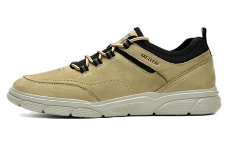 

Мужские низкие повседневные кроссовки из износостойкой коровьей кожи Mellen, earth желтый