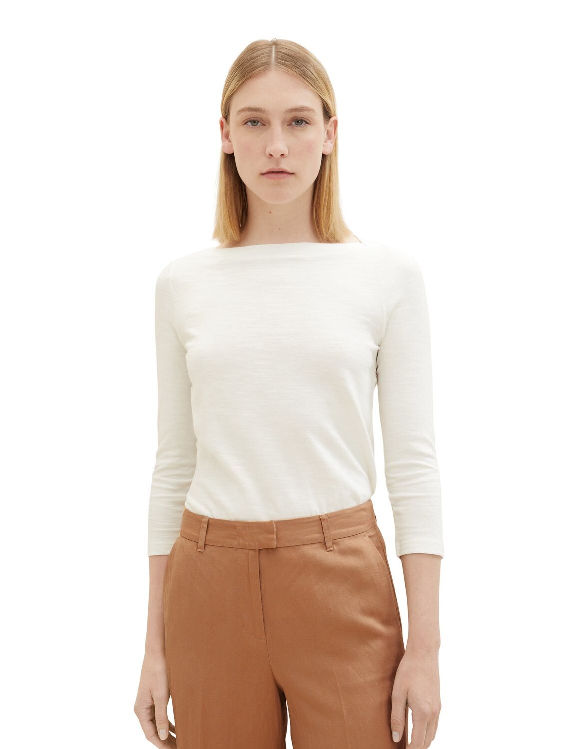 

Футболка Tom Tailor BASIC SLUB, белый