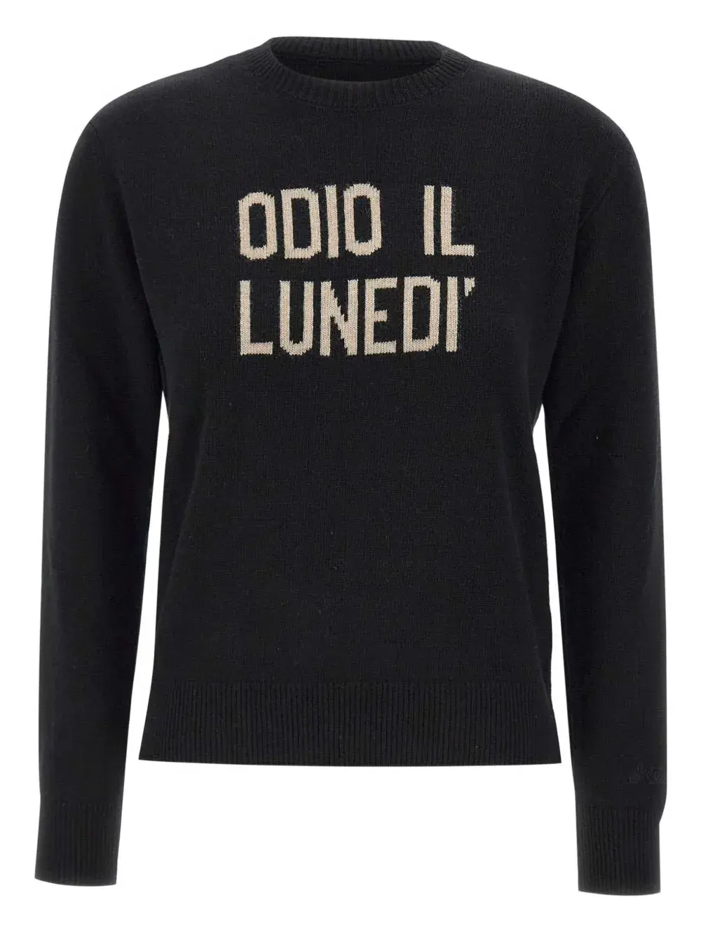 

Свитер с круглым вырезом Mc2 Saint Barth, черный