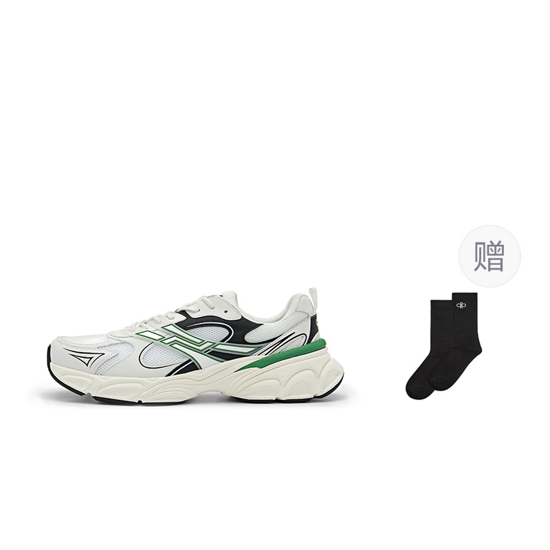 

Низкие массивные кроссовки мужские PEDRO, Army Green (With Free Cotton Socks)