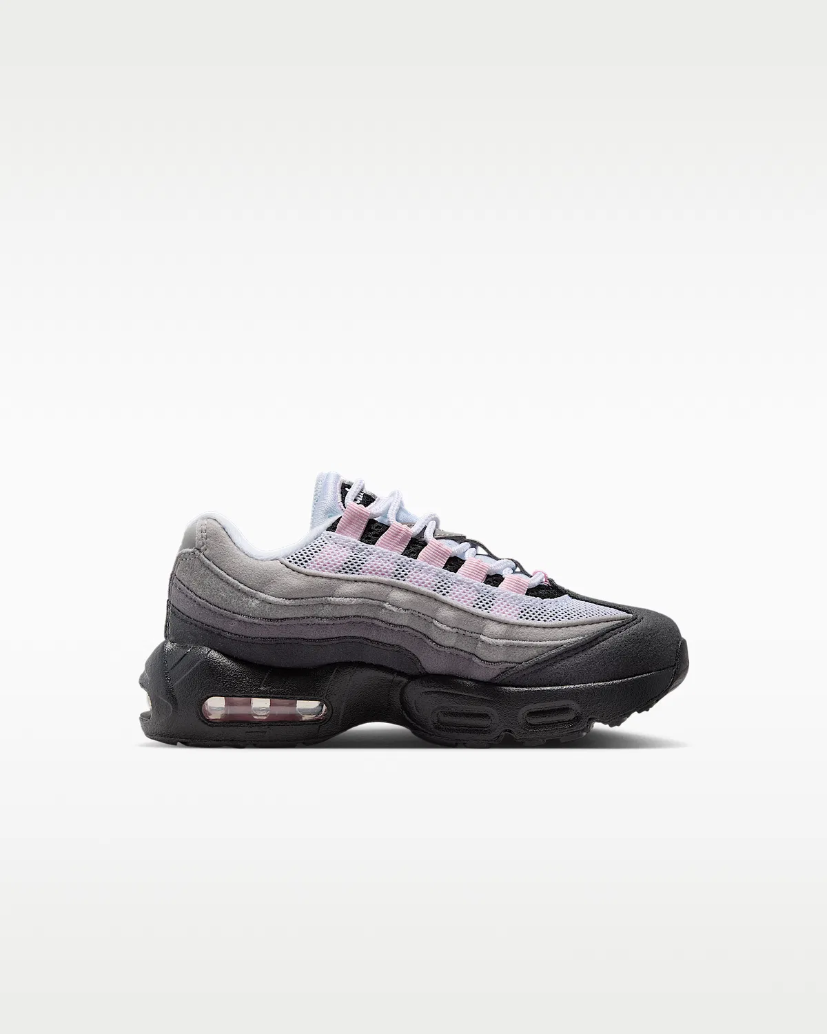 Кроссовки Nike Air Max 95 для малышей, Black/White/Medium Grey/Pink Foam — фото 3