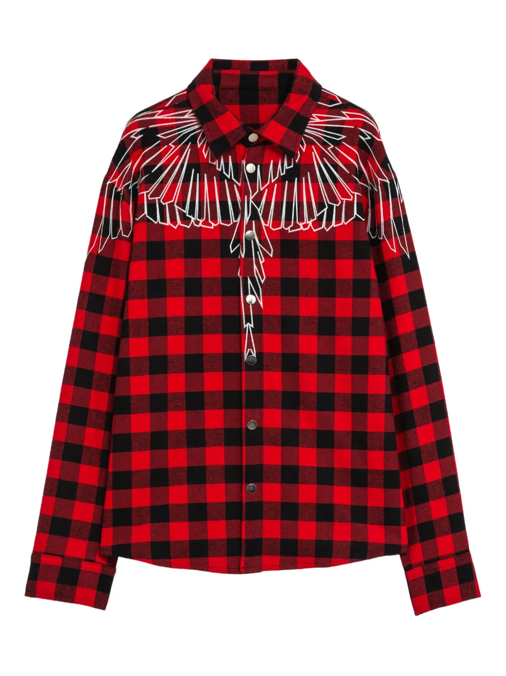 

Клетчатая вышитая рубашка County Of Milan, красный