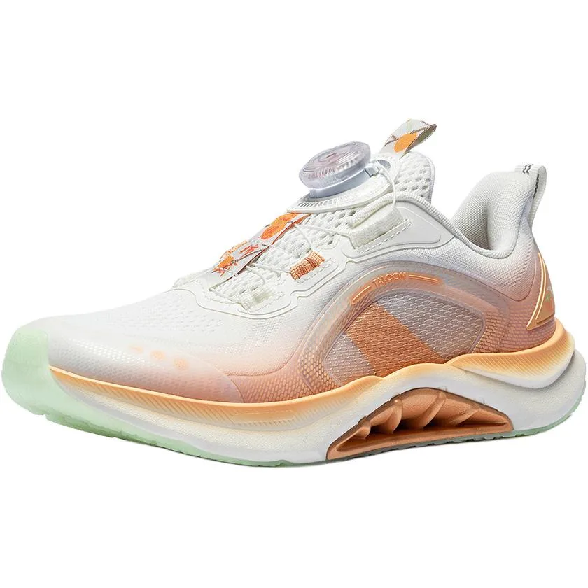 Низкие детские кроссовки для бега подростковые Antakids, Ivory White/Meat Pink Orange-2 — фото 4
