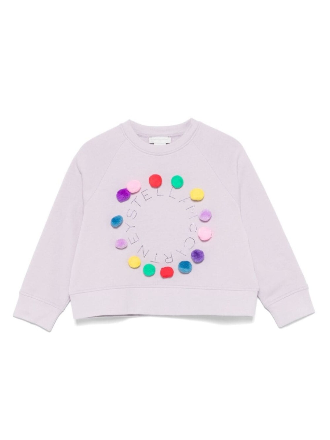 

Толстовка Stella McCartney Kids с помпонами, фиолетовый