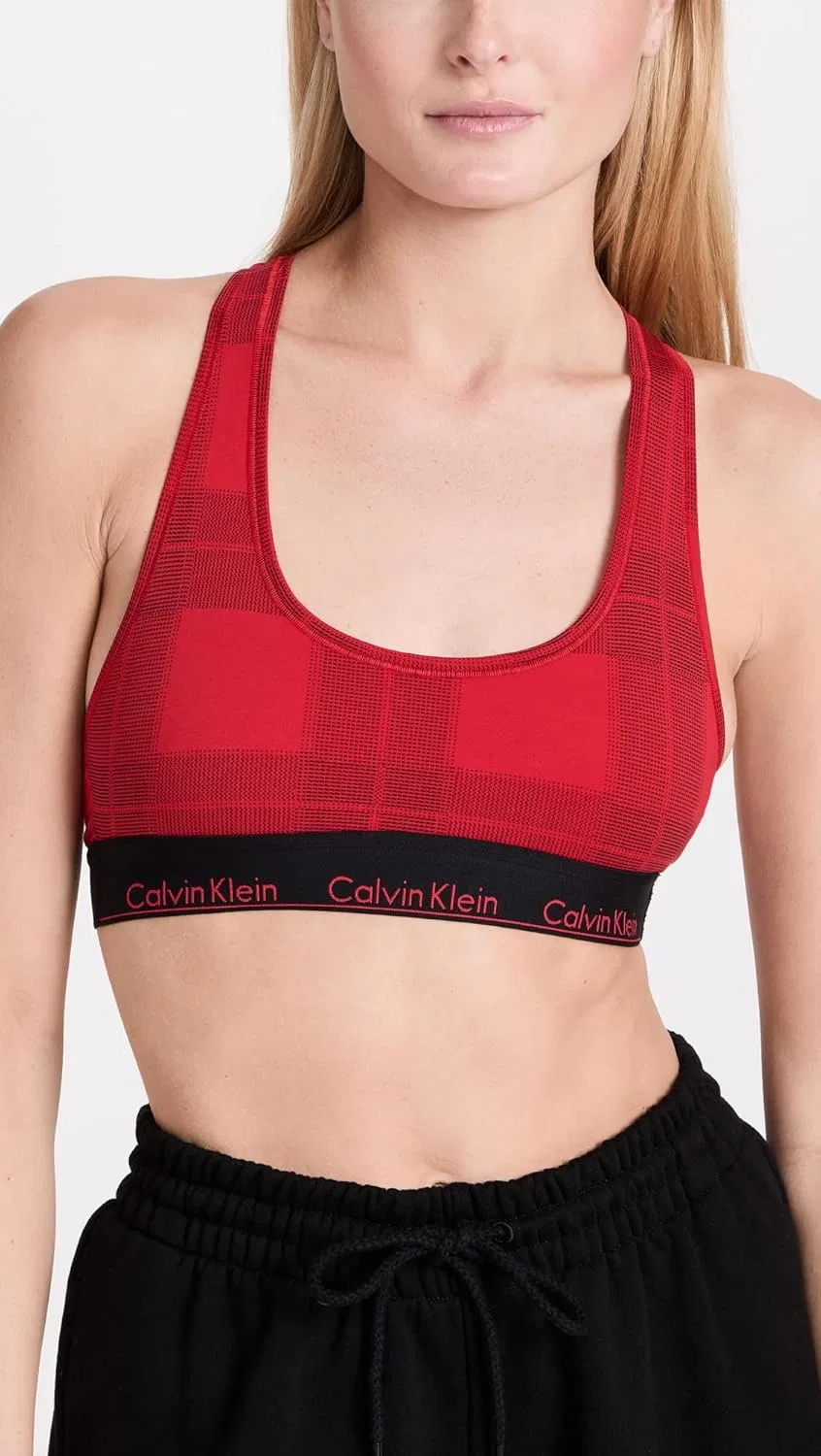 Бюстгальтер Calvin Klein, Текстурированная клетка — фото 2