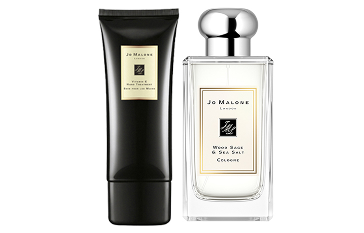 

Крем для рук увлажняющий с витамином E + парфюмерная комбинация sage and sea salt Jo Malone London