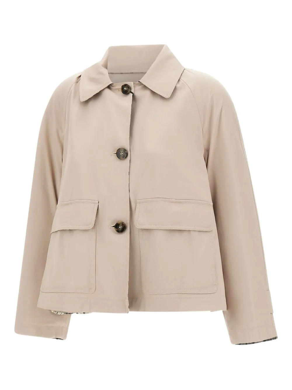 

Пиджак с карманами с клапанами на пуговицах Marella, нейтральный