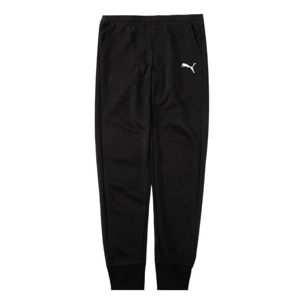 

Брюки ess logo pants 'black' Puma, черный