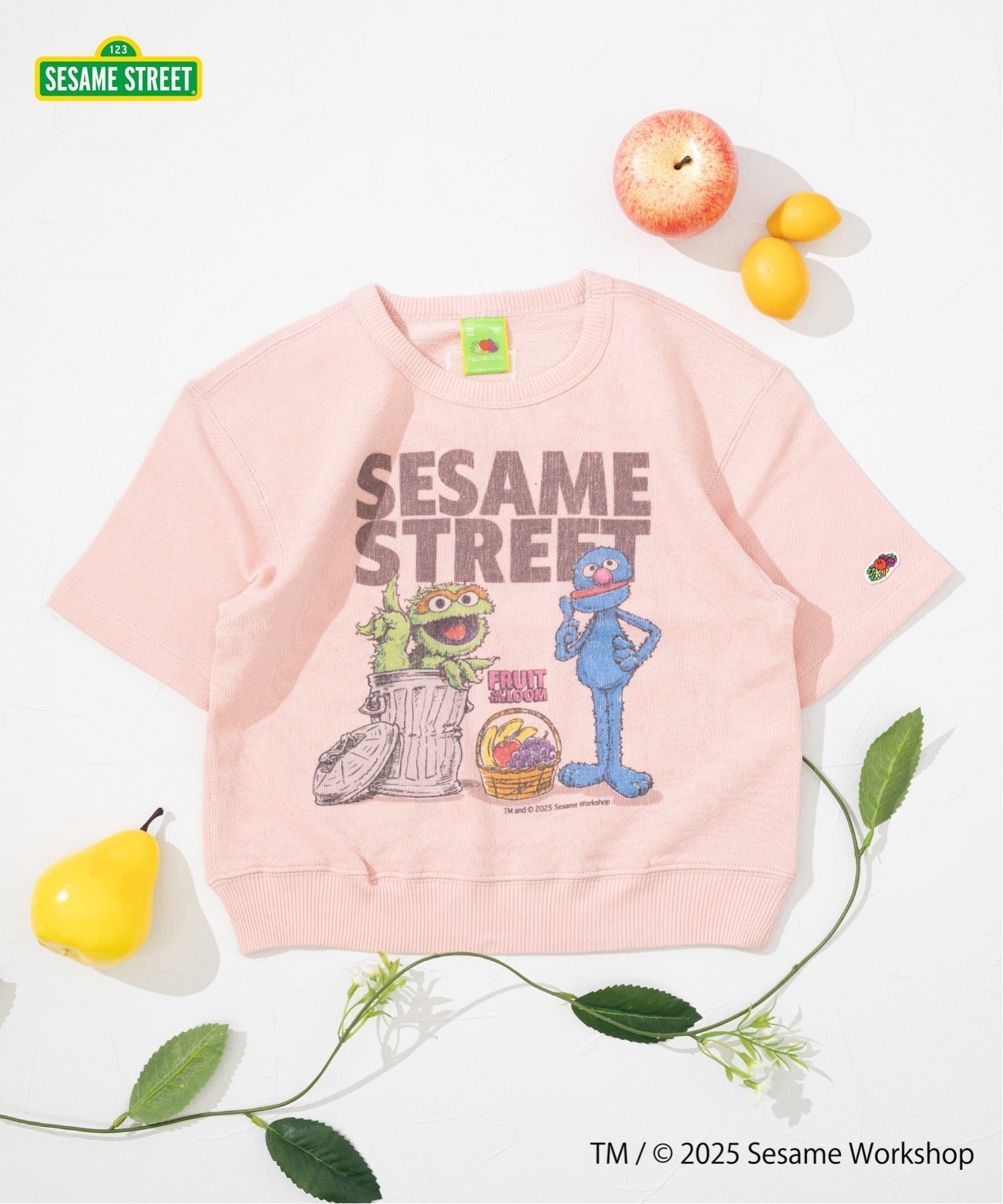 FRUIT OF THE LOOM/(K) Толстовка с коротким рукавом, Pink