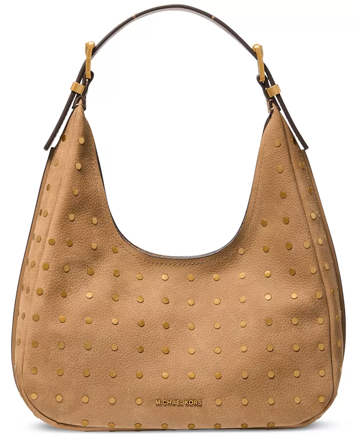 

Сумка через плечо Nolita Small Leather Hobo Michael Kors, коричневый/бежевый