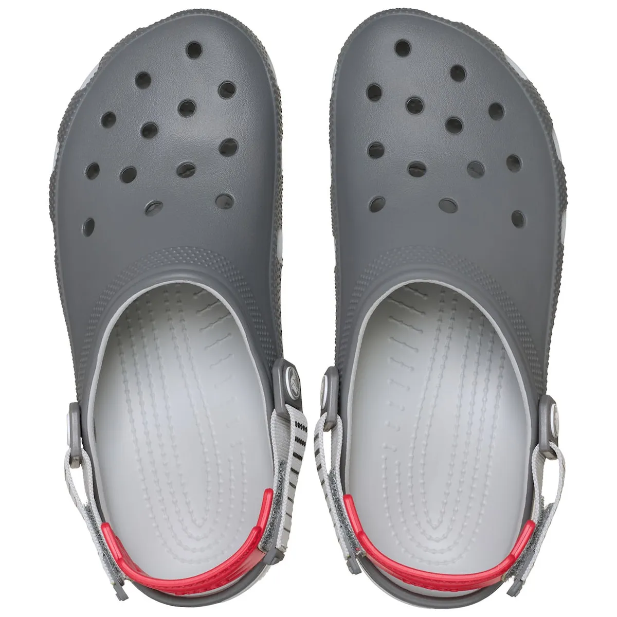 Унисекс сабо Classic Retro Sport Clog U Crocs, светло-серый — фото 3
